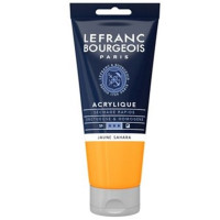 Акрилова фарба Lefranc Fine Acrylic Color 80 мл №194 Sahara yellow, Жовтий Сахара