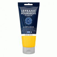 Акрилова фарба Lefranc Fine Acrylic Color 80 мл №195 Senegal yellow, Жовтий Сенегальський