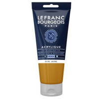 Акрилова фарба Lefranc Fine Acrylic Color 80 мл №302 Yellow ochre, Жовта охра