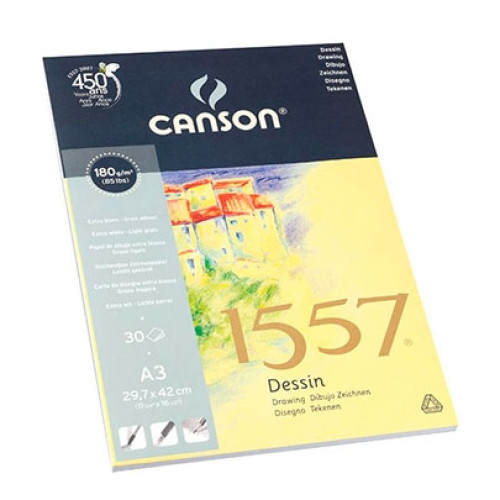 Альбом для малювання Canson 1557 Dessin 180 гр, A4 аркушів 30