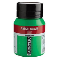 Фарба акрилова AMSTERDAM №618 Перманентний зелений світлий 500 мл