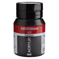 Акриловая краска AMSTERDAM №735 Оксидный черный 500 мл