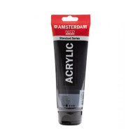 Акриловая краска AMSTERDAM №735 Оксидный черный 250 мл