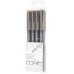 Лайнеры Copic Multiliner warm grey серый мокрый 4 шт