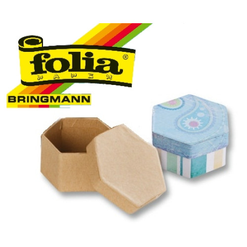 Заготовка коробочки для декорирования Folia шестиугольники 1 шт