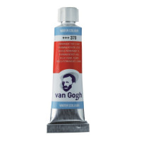 Краска акварельная Van Gogh № 370 Пермь красный светлый туба 10 мл.