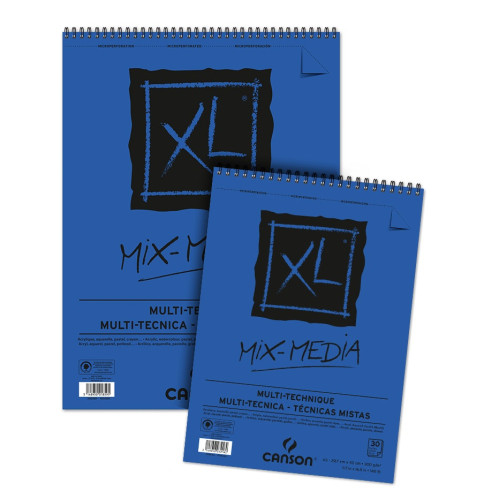 Альбом для акварелі Canson XL Mix Media Medium 300 гр A5 спіраль 15 аркушів