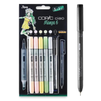 Набор маркеров Copic Ciao Manga 6 set 5 + 1 лайнер