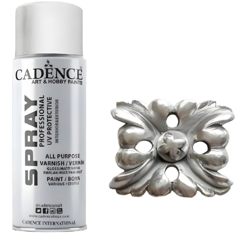 Краска спрей Cadenсe Gilding Spray Paint 400 мл Серебро Краска спрей Cadenсe Gilding Spray Paint 400 мл Серебро