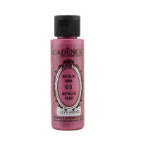 Акрилова фарба металік Cadenсe Metallic Paint 70 мл Темно-рожевий