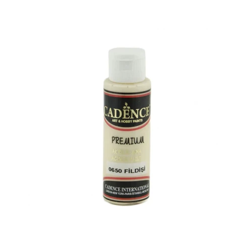 Краска акриловая Cadence Premium Acrylic Paint, 70 мл, Слоновая кость