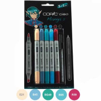 Набор маркеров Copic Ciao Manga 2 set 5 + 1 лайнер