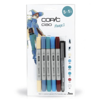 Набір маркерів Copic Ciao Manga 2 set 5+1 лайнер