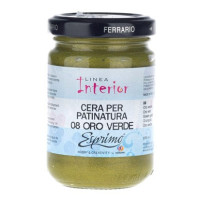 Воск для патинирования водорастворимий Ferrario №008 Золото зеленое