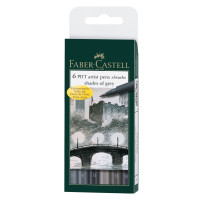 Набір капілярних ручок пензлів Faber-Castell PITT Artist Pens 