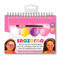 Краски для грима Snazaroo в наборе SUMMER, 4 краски + 1 кисточка
