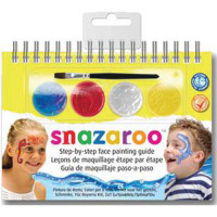 Фарби для гриму Snazaroo у наборі UNISEX, 4 фарби + 1 пензель