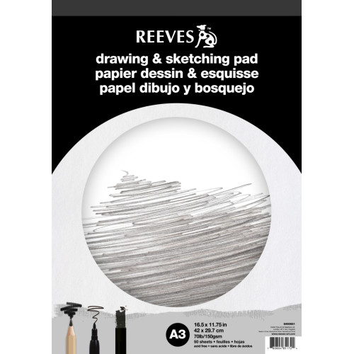 Альбом для графики Reeves Drawing & Sketching Pad A5, 150 гр, 50 листов