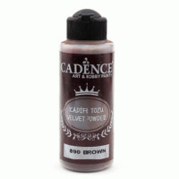 Пудра оксамитова - флок Cadence Velvet 120 мл Коричневий