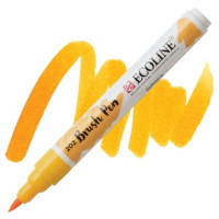 Кисть-ручка акварельная Ecoline Brushpen №202 желтый темный