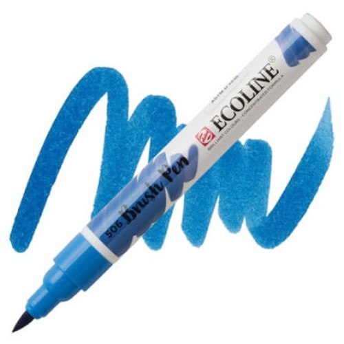 Кисть-ручка акварельная Ecoline Brush pen №506 Ультрамарин темный