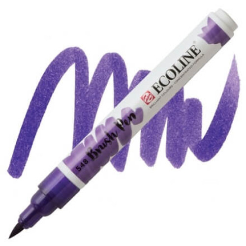 Пензель-ручка акварельна Ecoline Brush pen №548 Синьо-фіолетовий