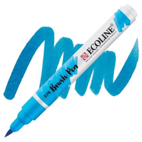 Кисть-ручка акварельная Ecoline Brush pen №578 Небесно-голубой