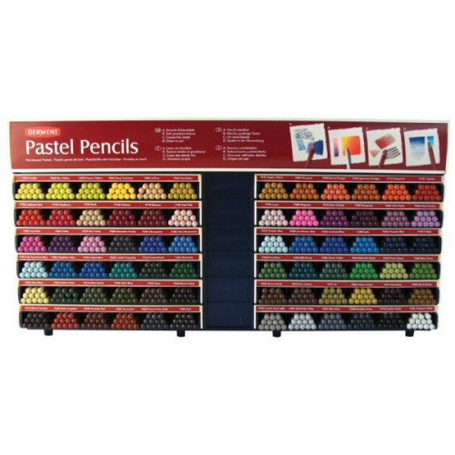 Дисплей с карандашами Derwent Pastel карандашей, (72 цвета на 6 - 432 карандаша)