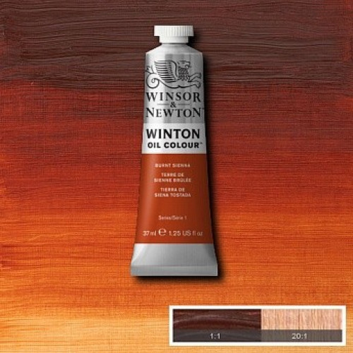 Масляная краска Winsor Newton Oil 37 мл № 074 Сьена жженая - 1414074