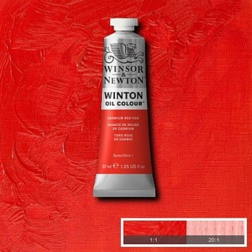 Масляная краска Winsor Newton Oil 37 мл № 095 Кадмий красный - 1414095
