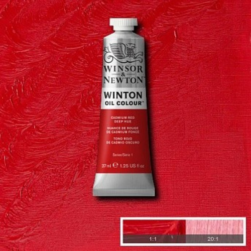 Масляна фарба Winsor Newton Oil 37 мл №098 Кадмій червоний глибокий - 1414098
