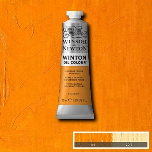 Олійна фарба Winsor Newton Oil 37 мл №115 Кадмій жовтий глибокий - 1414115
