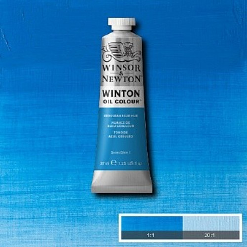 Масляная краска Winsor Newton Oil 37 мл № 138 Небесно-синий - 1414138
