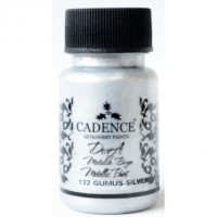 Акриловая краска Cadence Dora Metallic Paint, 50 мл, Серебро