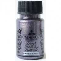 Акриловая краска Cadence Dora Metallic Paint, 50 мл, Орхидея темная