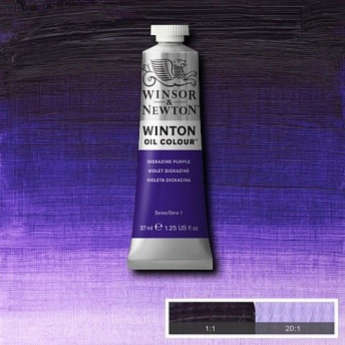 Масляная краска Winsor Newton Oil 37 мл № 229 Пурпурный диоксазин - 1414229