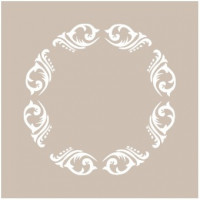 Трафарет Cadence круглый, диаметр 22 см, YB-21