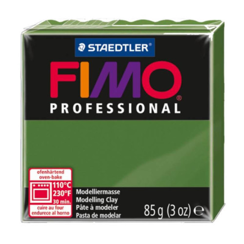 Fimo пластика Professional, Зеленая травяная, 85 г.