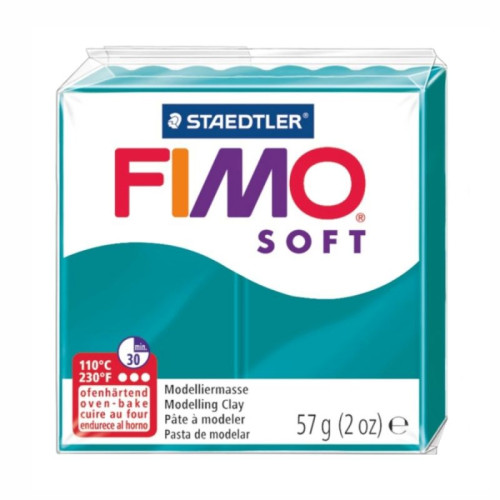 Fimo Soft, пластика мягкая, Бирюзовый, 57 г.