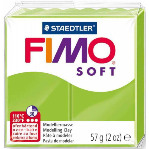 Fimo Soft, пластика мягкая, Зеленое яблоко, 57 г.
