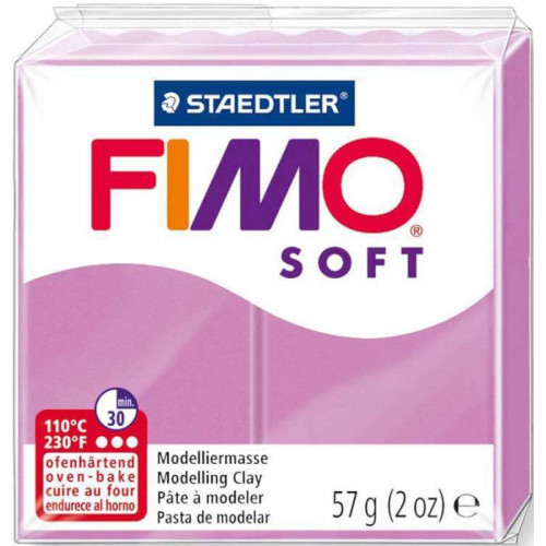 Fimo Soft, пластика мягкая, Лавандовая, 57 г.