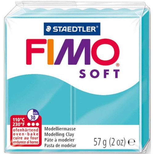 Fimo Soft, пластика мягкая, Мятная, 57 г.