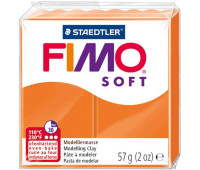 Fimo Soft, м'яка пластика, Помаранчева, 57 г.