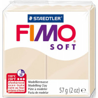 Fimo Soft, м'яка пластика, Сахара, 57 г.