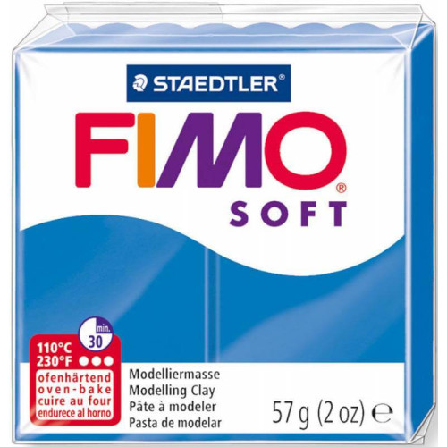 Fimo Soft, пластика мягкая, Синяя, 57 г.