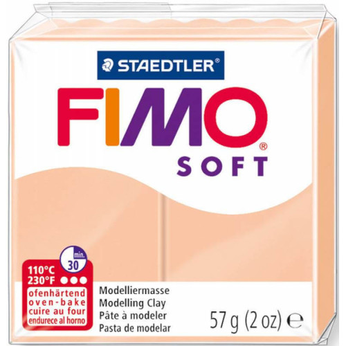 Fimo Soft, мяка пластика, Тілесна, 57 г.