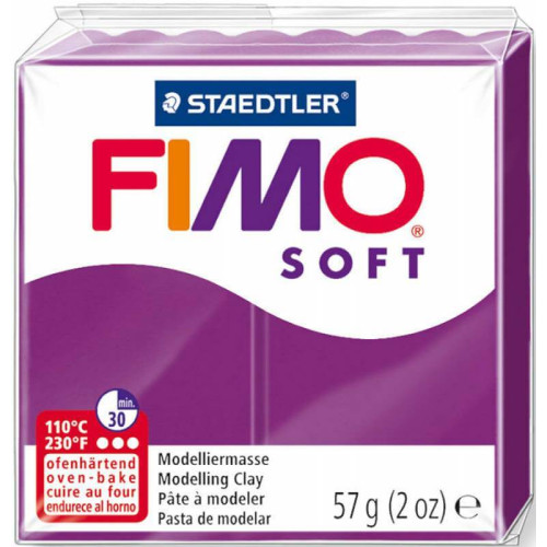 Fimo Soft, пластик мякий, Фіолетовий, 57 г.