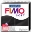Fimo Soft, пластика мягкая, Черная, 57 г.