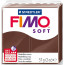 Fimo Soft, м'яка пластика, Шоколадна, 57 г.
