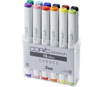 Маркери Copic у наборі Sketch Set, 12 шт